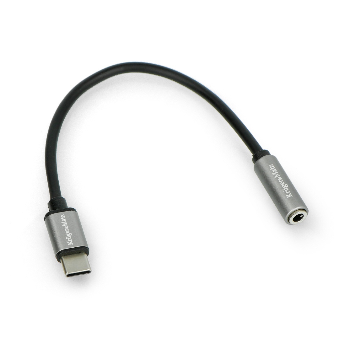 Adapter USB typu C - gniazdo jack 3,5 mm stereo Basic