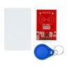 Moduł RFID RC522 13,56MHz SPI + karta i brelok - czerwony - zdjęcie 2