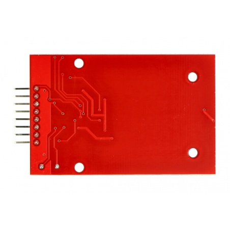 Moduł RFID RC522 13,56MHz SPI + karta i brelok - czerwony Moduł RFID RC522 13,56MHz SPI + karta i brelok - czerwony
