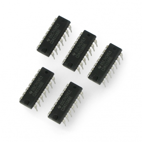 Układ logiczny CD40106BE - 6x inwerter z przerzutnikiem Schmitta - 5szt. Układ logiczny CD40106BE - 6x inwerter z przerzutnikiem Schmitta - 5szt.