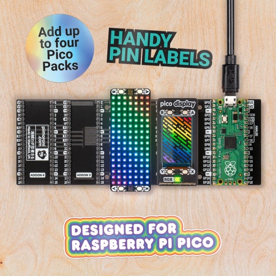 Pico Decker - розширювач із чотирма контактами для Raspberry Pi Pico