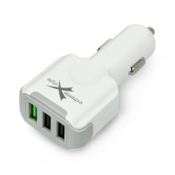 Zasilacz samochodowy / ładowarka Axiver 8,2A 3xUSB