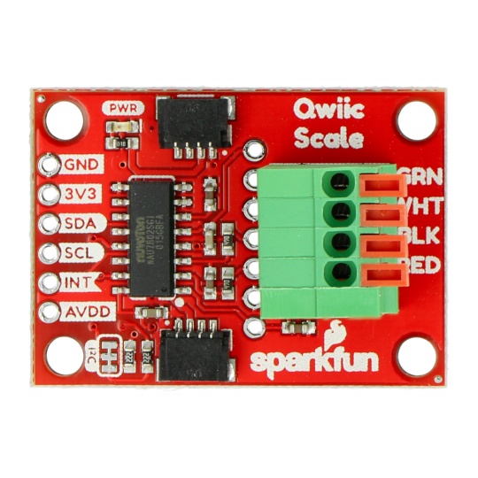 Ваги Qwiic - Модуль тензодатчиків NAU7802 - SparkFun SEN-15242