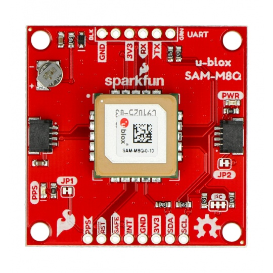 GPS-модуль SAM-M8Q - Qwiic - антена для друкованої плати - SparkFun GPS-15210