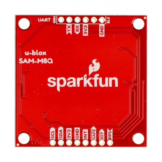 GPS-модуль SAM-M8Q - Qwiic - антена для друкованої плати - SparkFun GPS-15210
