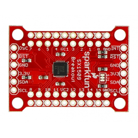 SX1509 - ekspander wyprowadzeń 16 I/O dla Arduino - SparkFun BOB-13601 SX1509 - ekspander wyprowadzeń 16 I/O dla Arduino - SparkFun BOB-13601