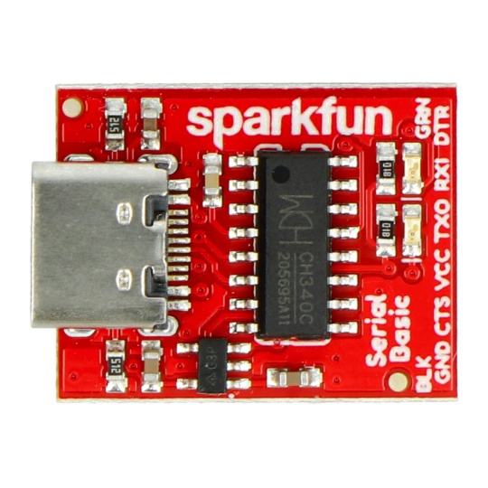 Перетворювач USB-UART FTDI CH340C 3.3/5V USB типу C - SparkFun DEV-15096