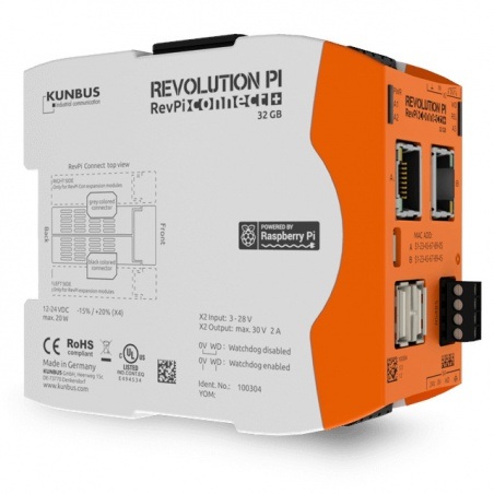 Revolution Pi RevPi Connect+ 32GB eMMC - moduł PLC