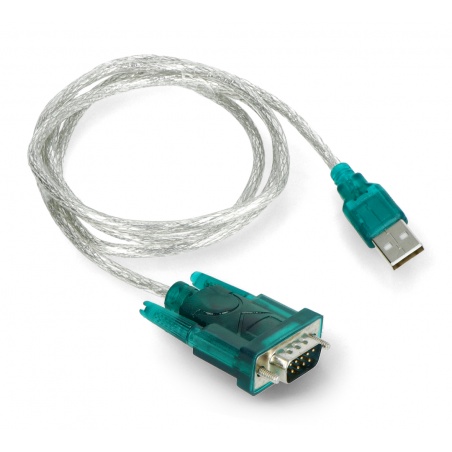 Konwerter USB A - RS-232 Akyga AK-CO-02 - 1m Konwerter USB A - RS-232 Akyga AK-CO-02 - 1m