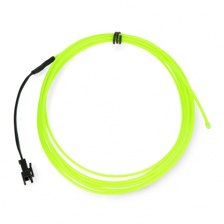 EL Wire - Przewód elektroluminescencyjny 2,5m - zielony EL Wire - Przewód elektroluminescencyjny 2,5m - zielony