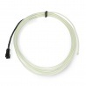 EL Wire - Przewód elektroluminescencyjny 2,5m - lazurowy - zdjęcie 1