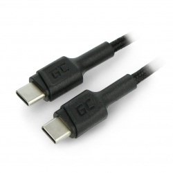 Przewód Green Cell PowerStream USB typ C - USB typ C Quick Charge - 2 m czarny