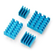Zestaw radiatorów do Raspberry Pi 4B - z taśmą