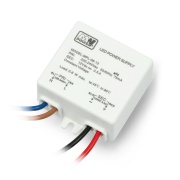 Zasilacz do taśm i pasków LED MW Power MPL-06-12 12V / 0,5A / 6W
