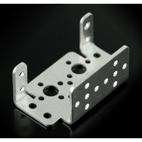Aluminiowy uchwyt do serwa Feetech FK-MB-001 - srebrny Aluminiowy uchwyt do serwa Feetech FK-MB-001 - srebrny
