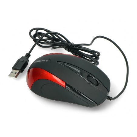 Mysz optyczna Esperanza EM-102R - czerwona Mysz optyczna Esperanza EM-102R - czerwona