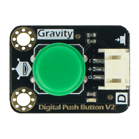 DFRobot Gravity - cyfrowy przycisk Tact Switch - zielony DFRobot Gravity - cyfrowy przycisk Tact Switch - zielony