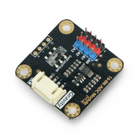 Gravity: przetwornik ADC ADS1115 16-bitowy - 4-kanałowy Gravity: przetwornik ADC ADS1115 16-bitowy - 4-kanałowy