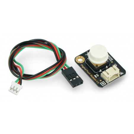 DFRobot Gravity - cyfrowy przycisk Tact Switch - biały DFRobot Gravity - cyfrowy przycisk Tact Switch - biały