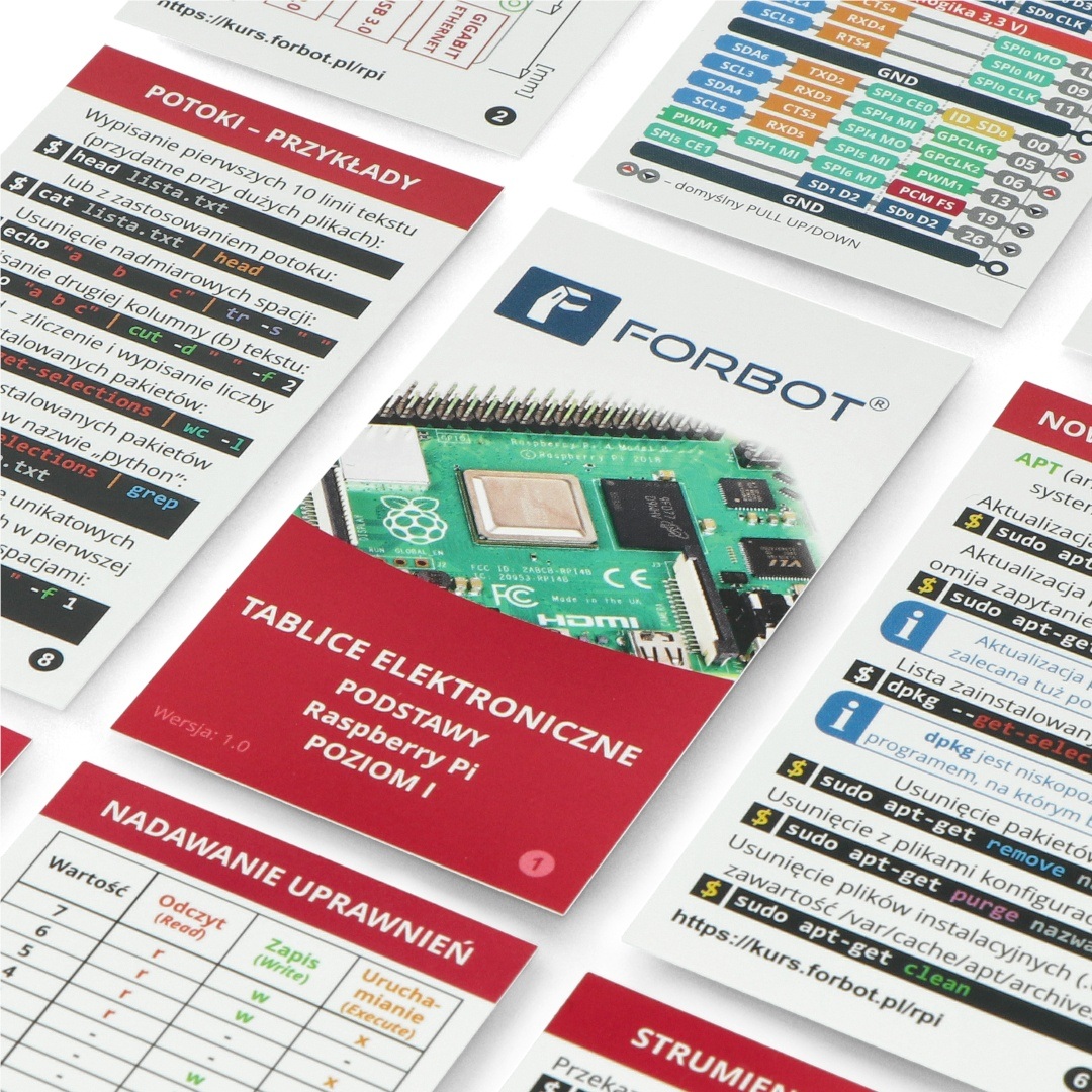 						FORBOT - tablice elektroniczne - do kursu Raspberry Pi
