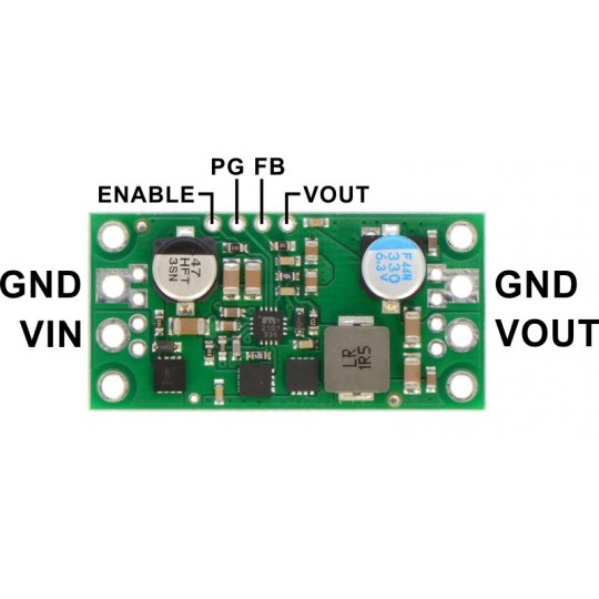 D24V90F5 - понижувальний перетворювач 5V 9A - Pololu 2866
