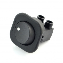 Przełącznik On-Off RS-101-7C (T-120) - 250V/6A - czarny