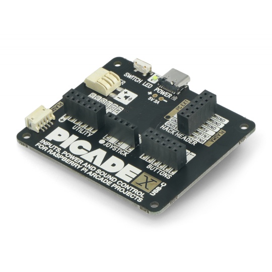 Picade X HAT USB-C - Чохол для ігрової консолі Raspberry Pi - Pimoroni PIM462