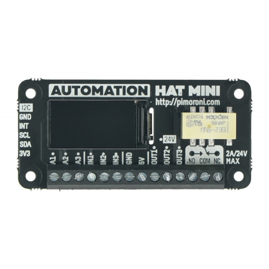 Automation HAT Mini - щит для Raspberry Pi - Pimoroni PIM487