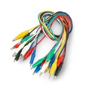 Przewody krokodylkowe 22AWG 27mm - 40cm kolorowe