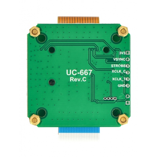 OV2311 2-мегапіксельна камера з глобальним затвором та об'єктивом M12 для Nvidia Jetson Nano - NoIR - монохромна - Arducam B0221