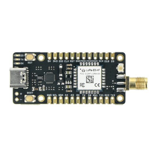 LoRa-E5 mini STM32WLE5JC - модуль LoRaWAN 868/915 МГц - Seeedstudio 113990939
