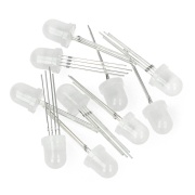 Dioda LED 8mm RGB WS2811 adresowana - 10szt.