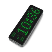 Pico-Clock-Green - moduł z cyfrowym zegarem elektronicznym LED - nakładka do Raspberry Pi Pico - Waveshare 19695