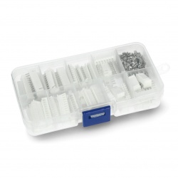 Zestaw złącz JST XH2.54 6/7/8/9/10 pin 2,54mm (męskie+żeńskie) i pinów żeńskich do obudowy gniazda - 260szt.