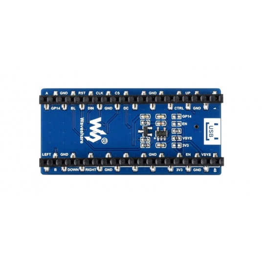 1.14-дюймовий IPS РК-дисплей 240x135 пікселів - SPI - для Raspberry Pi Pico - Waveshare 19340