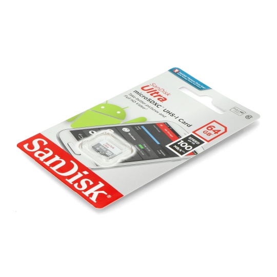 Карта пам'яті SanDisk Ultra 533x microSD 64 ГБ 100 МБ/с UHS-I клас 10