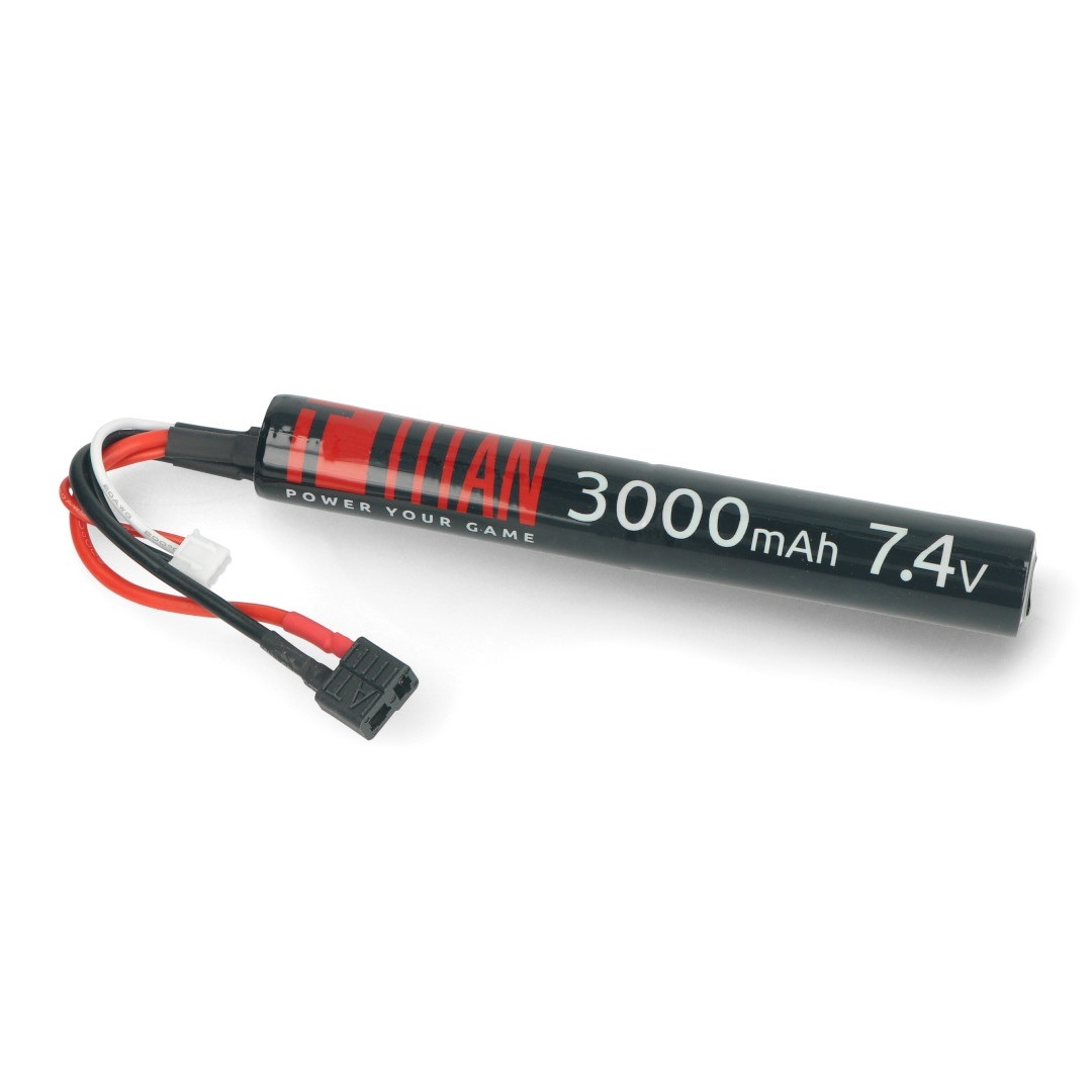 Akumulator Li-Ion Titan 3000mAh 16C 2S 7,4V (Stick) - DEAN - 18x132mm