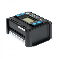 Solarny regulator ładowania PWM z wyświetlaczem LCD AZO Digital SOL-30ED 12/24 - 30A