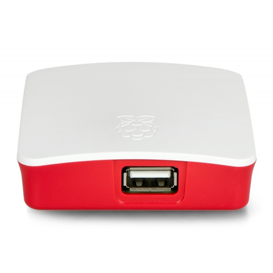 Официальный корпус для Raspberry Pi 3 A+ — красно-белый