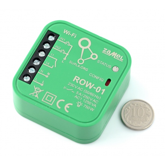 Zamel Supla ROW-01 - WiFi реле 230 В - додаток для Android / iOS
