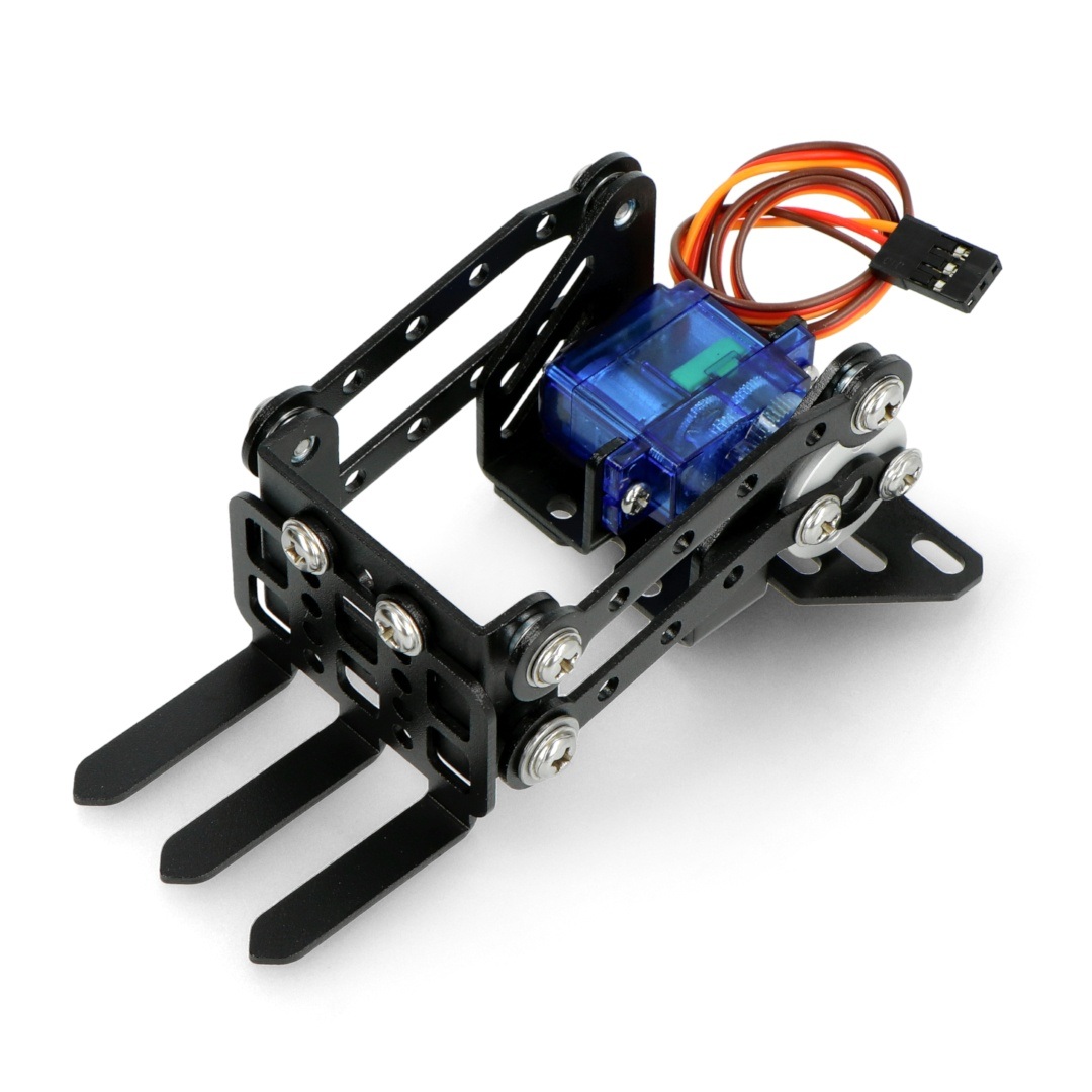						DFRobot micro:Maqueen Mechanic - Forklift - zestaw z chwytakiem i serwomechanizmem - wózek widłowy - DFRobot ROB0156-F