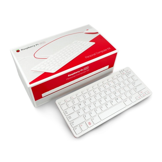 Комплект Raspberry Pi 400 EU WiFi 4 ГБ ОЗП 1,8 ГГц + офіційні аксесуари