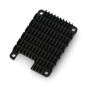 Radiator aluminiowy do Raspberry Pi CM4 Compute Module 4 z taśmą termoprzewodzącą - czarny
