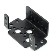 Aluminiowy uchwyt do serwa Feetech FK-MB-001 - czarny