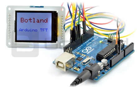 Wyświetlacz TFT LCD 1,77" 160x128px