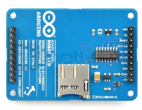 Wyświetlacz TFT LCD 1,77" 160x128px - Arduino