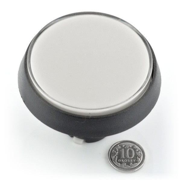 Push Button 6cm - biały (wersja eko2)