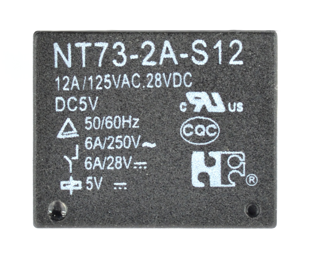 Przekaźnika NT73-2A-S12-05