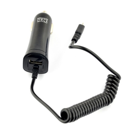 Ładowarka / zasilacz samochodowy Blow D21A 5V/2,1A microUSB + USB