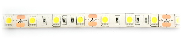 Pasek LED SMD5050 IP65 14,4W, 60 diod/m, 10mm, barwa neutralna biała - 5m